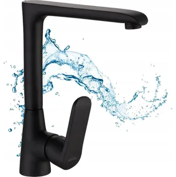 Vodovodní baterie Stojánková kuchyňská baterie Invena Siros, černá