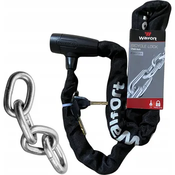 Zámek na kolo Robustní Zámek na Kolo WALFORT BICYCLE LOCK 120 CM řetěz 6mm