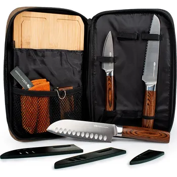 kapesní nůž Sada Nožů GSI Outdoors Rakau Knife Set