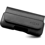 Horizontální pouzdro FIXED Sarif se zavíráním, PU kůže, velikost 6XL, černé