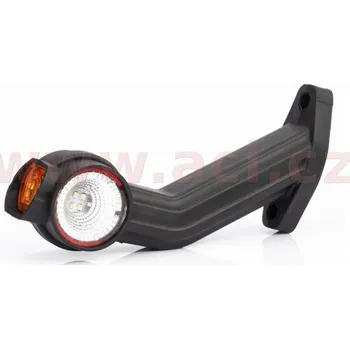 Cyklosvítilna poziční světlo LED (190x138 mm) kombinace 3v1 s gumovým držákem, kabel 0,5 m, L