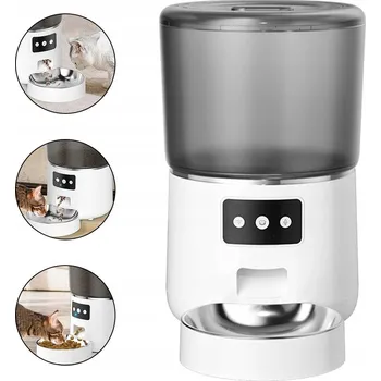 Miska pro psa AUTOMATICKÉ KRMÍTKO S MISKOU 4L WIFI PRO PSY A KOČKY - SNADNÉ NASTAVENÍ