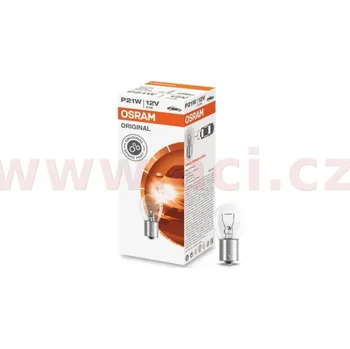 Autožárovka žárovka 12V 21W (patice BA15s) OSRAM (sada 10 ks)