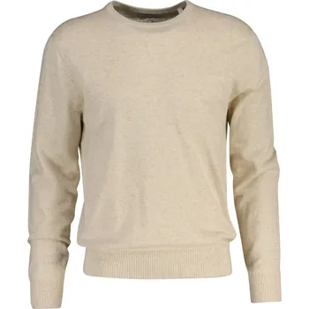 Pánský svetr SVETR GANT SLUB COTTON LINEN C-NECK SEED MELANGE