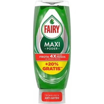 FAIRY MAXI PODER prostředek na mytí nádobí Speciální uzávěr proti odkapávání 450 ml