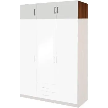 Šatní skříň IA-Export IA61535 Nástavec šatní skříně 135 cm ořech bílá