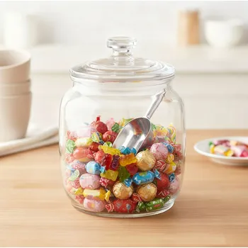 Dóza na potraviny Skleněná nádoba na cukrovinky TADAR Bee 0,95 l
