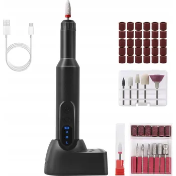 SADA BEZDRÁTOVÉ BRUSKA NA NEHTY SE STANICÍ PRO MANIKÚRU A PEDIKÚRU