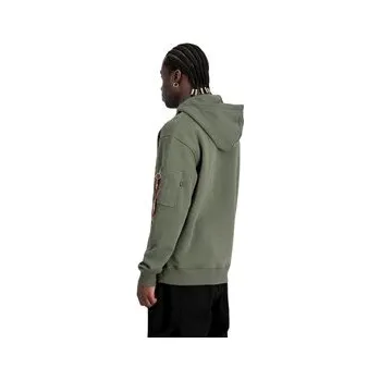 Pánská móda Alpha Industries Mikina AI.138333-142-M Khaki Regular Fit XL