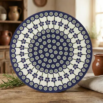 Podložka pod hrnec Silikonová podložka pod hrnec Ceramika Bolesławiec dek. 166a