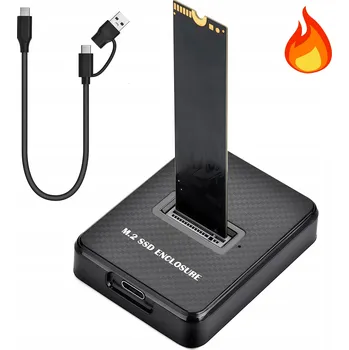 Pevný disk OBUDOWA SSD USB-C M.2 NVME 10 GB/S RYCHLÉ PŘEDÁVÁNÍ