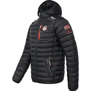 Pánská bunda WY6357H Černá vzor - Geographical Norway černá vzor 6XL
