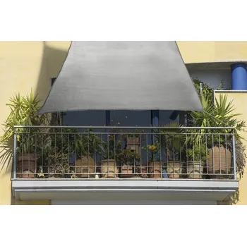 Krycí plachta Sluneční plachta obdélník, HDPE 180 g/m², šedá 270x140 cm