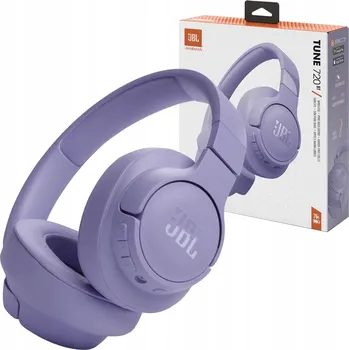 Sluchátka Bezdrátová sluchátka přes uši JBL Tune 720BT Fialová