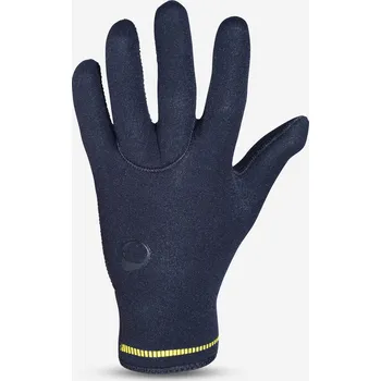 Potápěčské vybavení DECATHLON Neoprenové rukavice na potápění 3 mm černé 2XL ČERNÁ