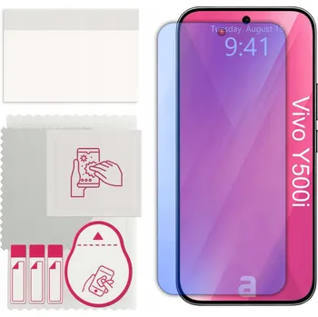 Pouzdro na mobilní telefon Hybridní Sklo 9H pro Vivo Y500i, alternativa tvrzeného skla, flexibilní