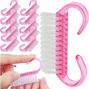 Kartáček na Nehty na Prach pro Manikúru Jednorázový 50 ks Kartáčků Různé Barvy