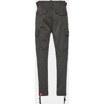 Alpha Industries Kalhoty z materiálu Squad 188202 Šedá Regular Fit 29