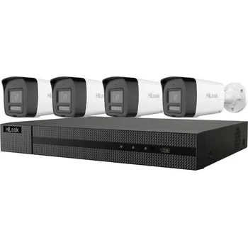 Centrální jednotka pro chytrou domácnost HiLook Powered by HIKVISION/ Smart Hybrid Light KIT 6Mpx Bullet 2TB/ 1x NVR-108MH-C/8P/ 4x IPC-B160HA-LUF