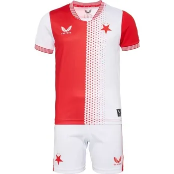 Dětský fotbalový set CASTORE SLAVIA PRAGUE HOME INFANT KIT 3 Bílá, Červená