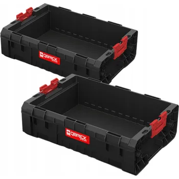 QBRICK SYSTEM PRO Box 2.0 130 plastový otevřený box na nářadí 9l x2