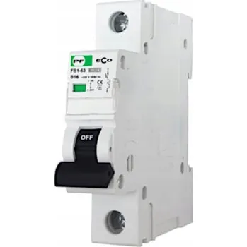 vypínač Nadproudový spínač Promfactor FB1-63 1P B 16A 6kA ECO FB1B1016