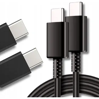 Datový kabel USB-C kabel USB-C pro TELEFON SAMSUNG rychlé nabíjení 25/45W ČERNÝ 2m