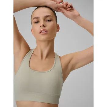 Dámské spodní prádlo Sportovní podprsenka 4F XL/XXL béžová