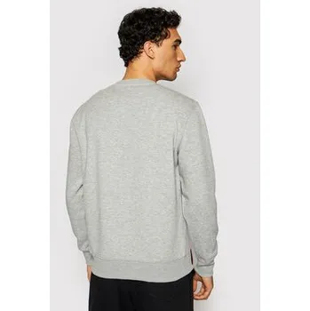 Pánská mikina Alpha Industries Mikina Basic Sweater 178302 Šedá Regular Fit 3XL