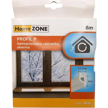 Těsnění do okna a dveří Těsnění do oken Samolepicí 6 m Profil P Bílá