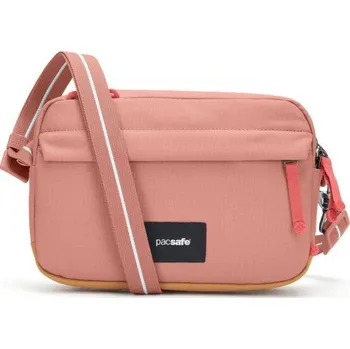 Kabelka Crossbody taška Pacsafe GO CROSSBODY UNI Růžová, Hnědá, Černá