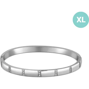 Náramek Pevný ocelový náramek JVD SSSB0082XI8BIXL