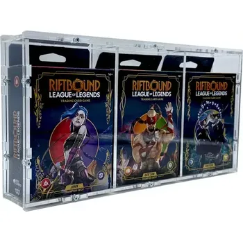 Sběratelská karetní hra Akrylový box 3x League of Legends Riftbound Champion Deck (ENG)