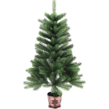 Vánoční stromek zahrada-XL Umělý vánoční stromek s realistickým jehličím 90 cm zelený 284327