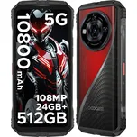 Smartphone DooGee S118 Pro 8 GB / 512 GB 5G červený