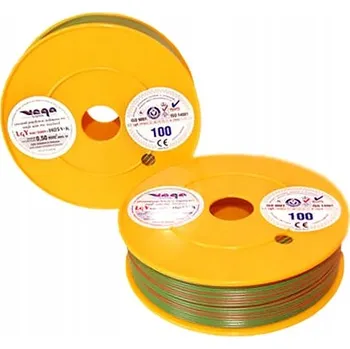 elektrický kabel Kabel LGY/H05V-K 0,50 mm2 100 m Zeleno-Oranžový