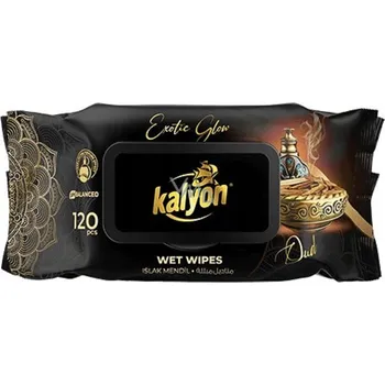 Vlhčený ubrousek Kalyon Vlhčené ubrousky parfemované 120 KS Exotic Glow
