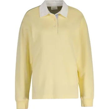 POLOKOŠILE GANT RUGGER SWEATSHIRT VANILLA YELLOW