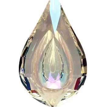 Kapka Feng Shui extra křišťál duhově metalizovaný Bright pearl 50 mm