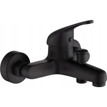 Vodovodní baterie Jednopáková nástěnná vanová a sprchová baterie Hydrosan DORA černá