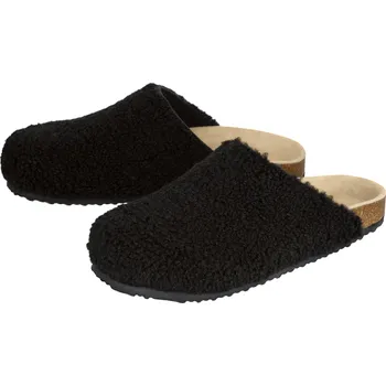 Dámské pantofle esmara® Dámské plyšové nazouváky (černá, 37)