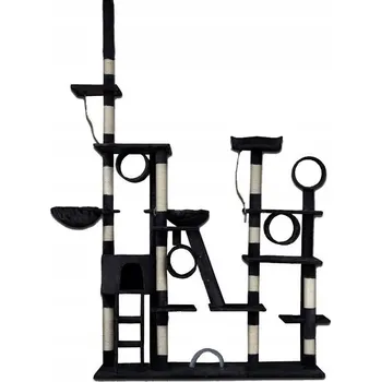 Škrabadlo ke stropu, vysoké škrabadlo, pelíšek, škrabací podložky, škrabací sloupek, věž Animel vyšší než 220 cm