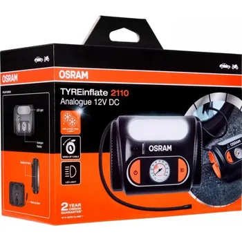Kompresor OSRAM kompresor, analogový ukazatel - TYREinflate 2110 12V