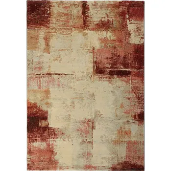Koberec Breno Kusový koberec ARGENTUM 63723, 80x150 cm, Vícebarevné/Červená