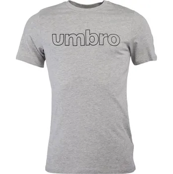 Pánské tričko Pánské triko Umbro LINEAR LOGO GRAPHIC TEE L Šedá, Černá