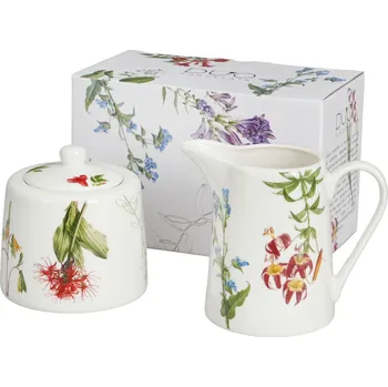 Cukřenka Cukřenka a konvička na mléko DUO KWIATY CLASSIC Barwy Natury 230/380 ml
