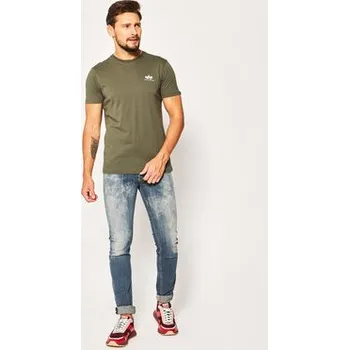 Pánské tričko Alpha Industries T-Shirt Basic 188505 Zelená Regular Fit S