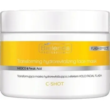 Pleťová maska Bielenda C-SHOT hydrorevitalizační maska s holo efektem pro okamžité rozjasnění pleti 150 ml