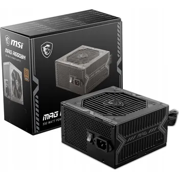 Počítačový zdroj Napájecí zdroj MSI MAG A550BNL 550W 80 Plus Bronze BOX
