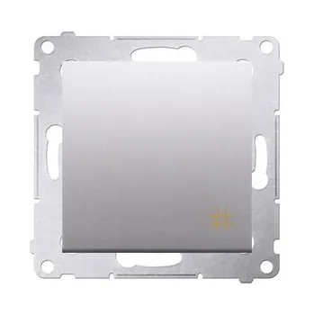 vypínač Křížový vypínač pod omítku Kontakt-simon stříbrný DW7A.01/43
